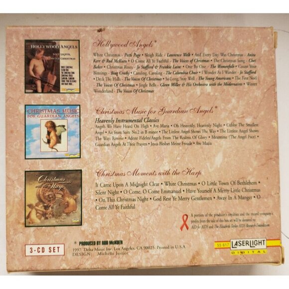 CD "Christmas Music for Guardian Angels" 1997 3 CD Pack 37 songs Multiple Artist - Picture 3 of 5